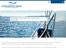 Tablet Screenshot of motorboot-service.ch